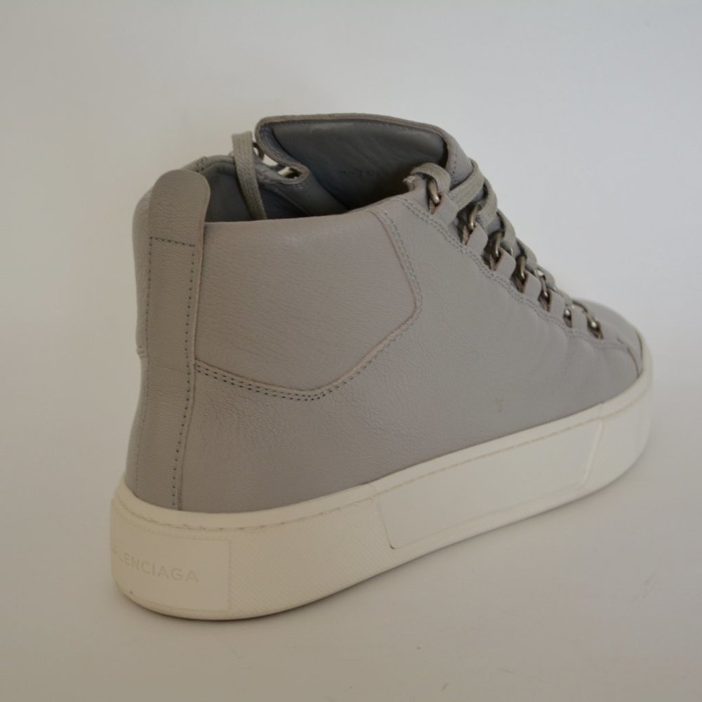 NEW BALENCIAGA HITOP LEATHER SNEAKERS US 7 EU 40 MENS - Picture 2 of 6
